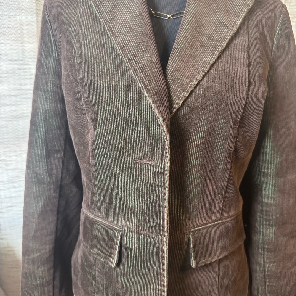 Ruff Hewn Chocolate Corduroy Blazer